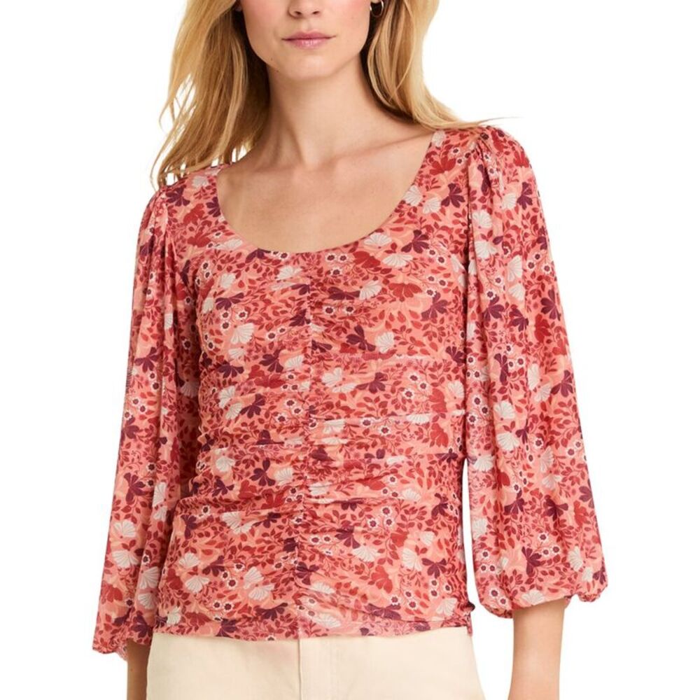 Draper James Womens  Shelby Scoop Neck Top
